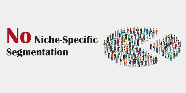 No Niche-Specific Segmentation